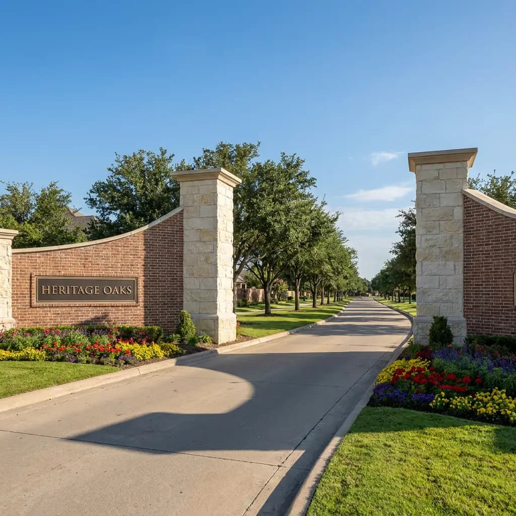 Heritage Oaks Boulevard Entry