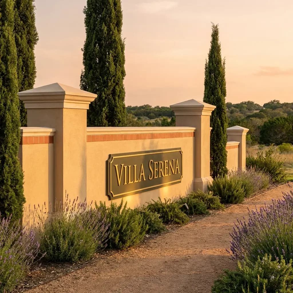 Villa Serena Courtyard Entry